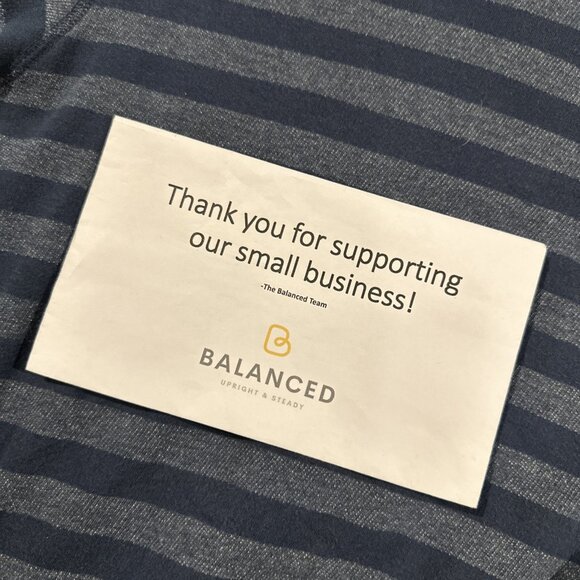 Prana mens blue striped light weight hoodie M beach camp hike - Picture 9 of 9